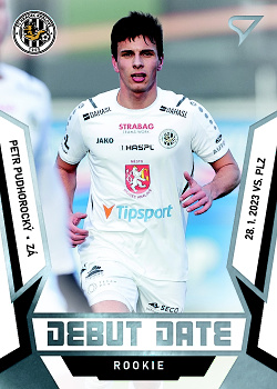 Petr Pudhorocky Hradec Kralove SportZoo FORTUNA:LIGA 2022/23 2. serie Debut Date Rookie #DR-09